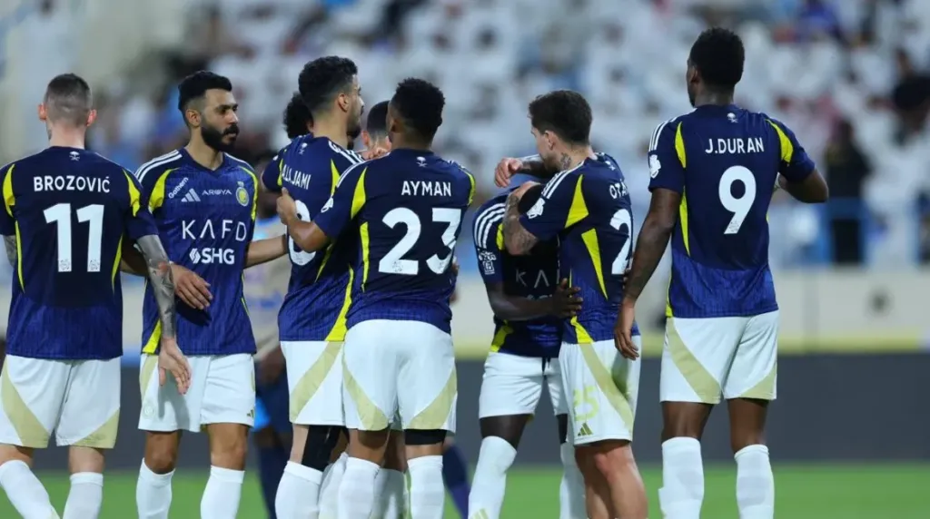 نتيجة مباراة النصر والأخدود اليوم.. العالمي يكتسح بـ9 أهداف في غياب رونالدو