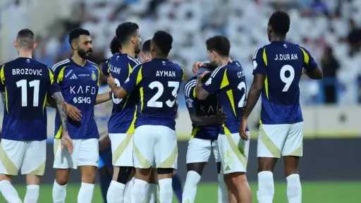 نتيجة مباراة النصر والأخدود اليوم.....