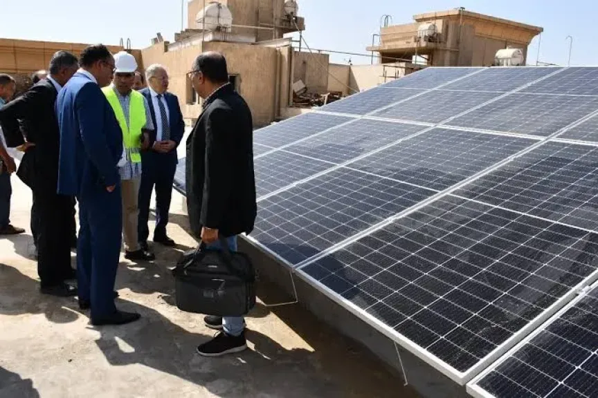 مشروع محطة طاقة شمسية في حلوان