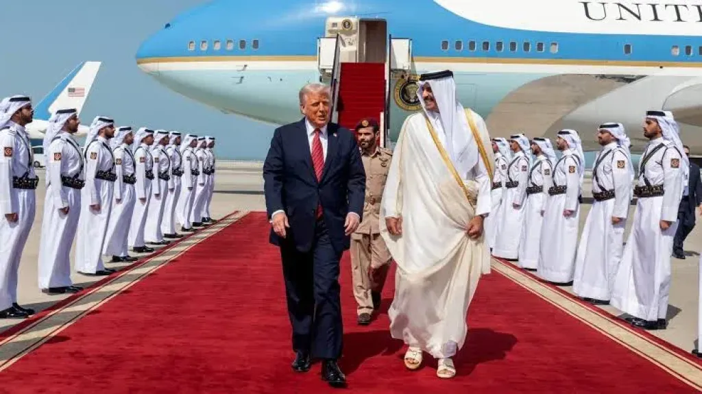 ترامب في قطر