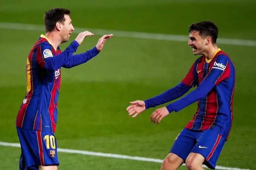 بيدري يقترب من كسر رقم ميسي مع برشلونة اليوم أمام إسبانيول