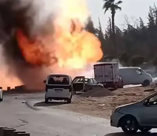 تفاصيل جديدة في حادثة انفجار خط غاز على خط الواحات