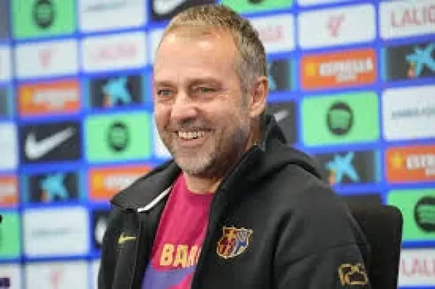 المدير الفني لنادي برشلونة، هانزي فليك