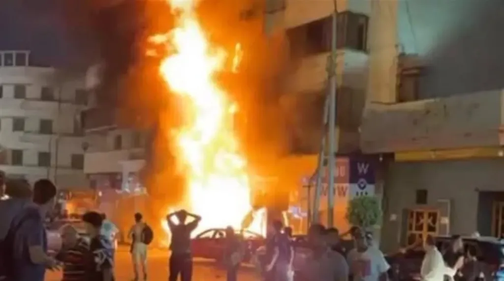 الچيم أثناء الحريق