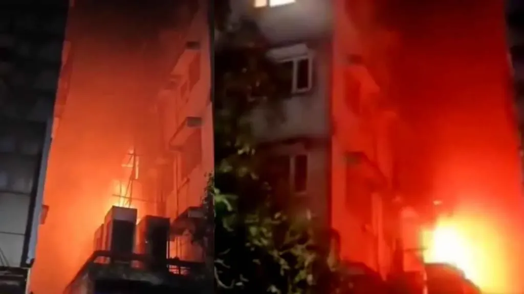 حريق في الهند