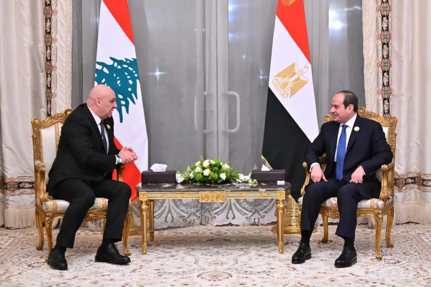 السيسي وجوزاف عون