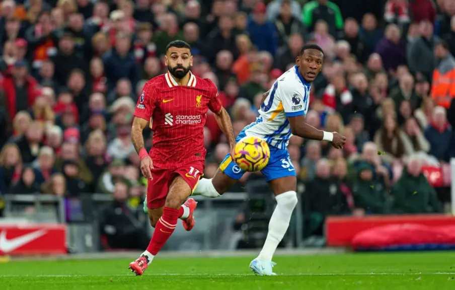 نتيجة مباراة ليفربول أمام برايتون في الدوري الإنجليزي الممتاز.. هدف الفوز في الدقيقة الأخيرة