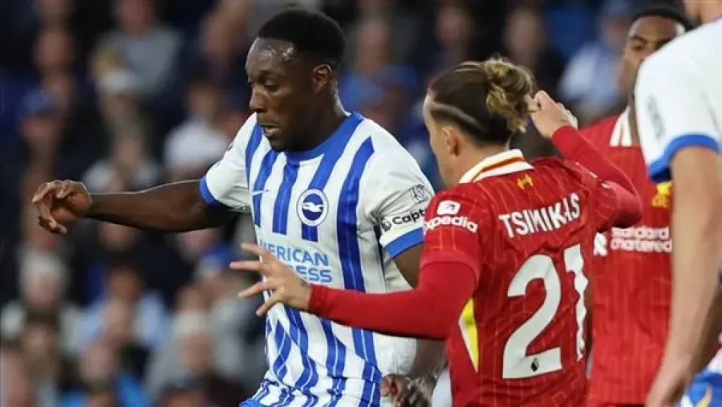 مباراة ليفربول وبرايتون