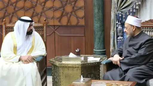 شيخ الأزهر وولي عهد الفجيرة:...