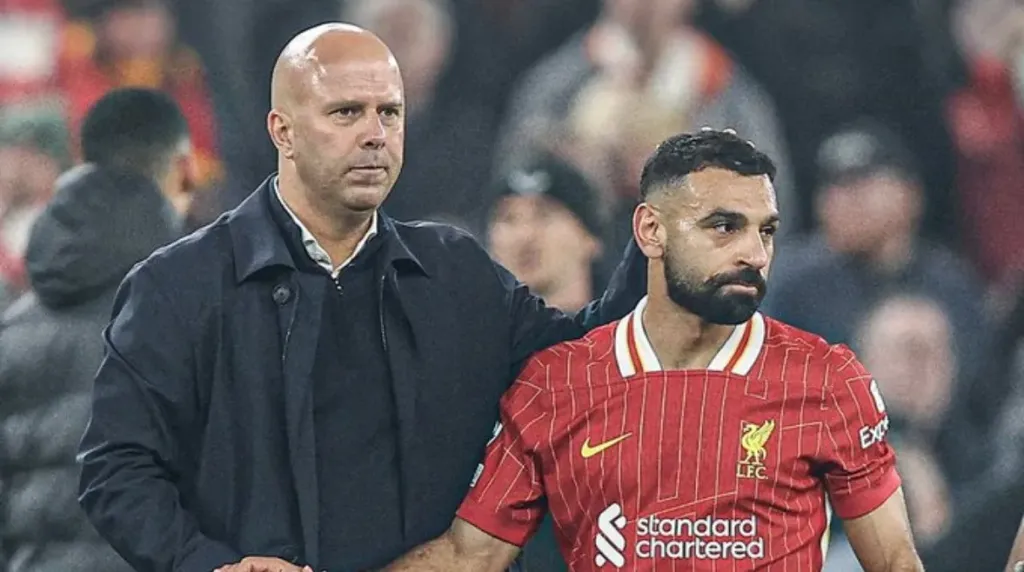آرني سلوت ومحمد صلاح