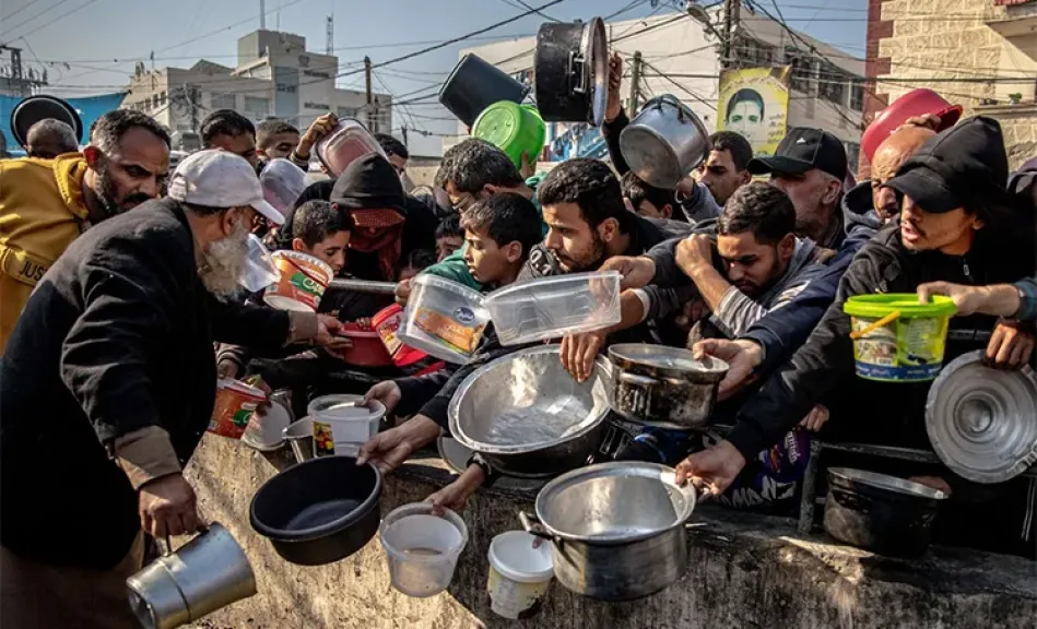 تجويع الفلسطينيين في غزة