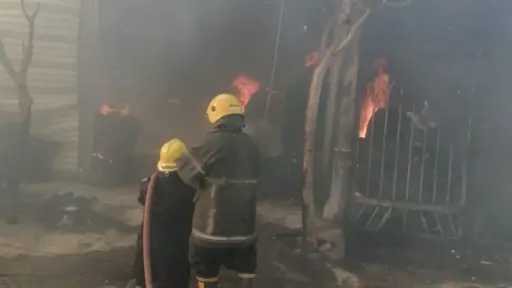 حادث مأساوي في بنها.. حريق...