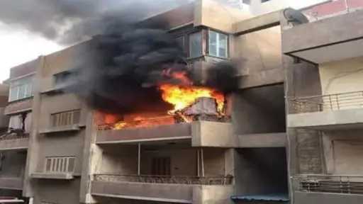 ضحايا حادث حريق تسرب غاز...
