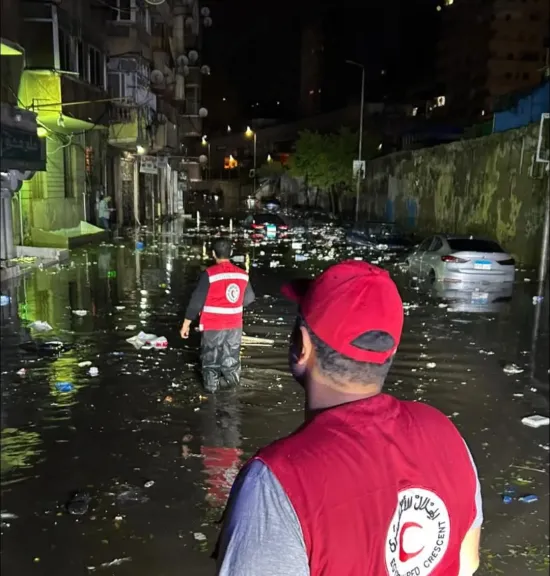 عاصفة في الإسكندرية
