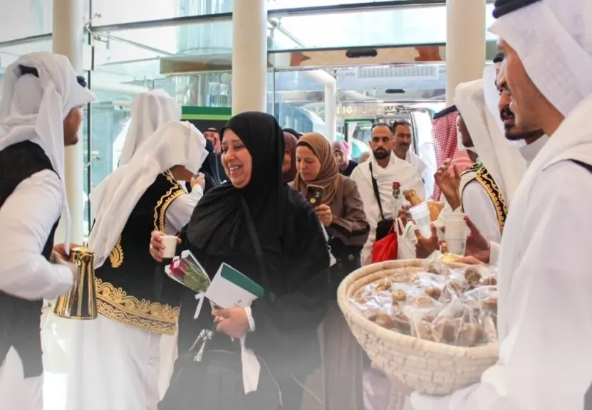 جزء من الاستقبال