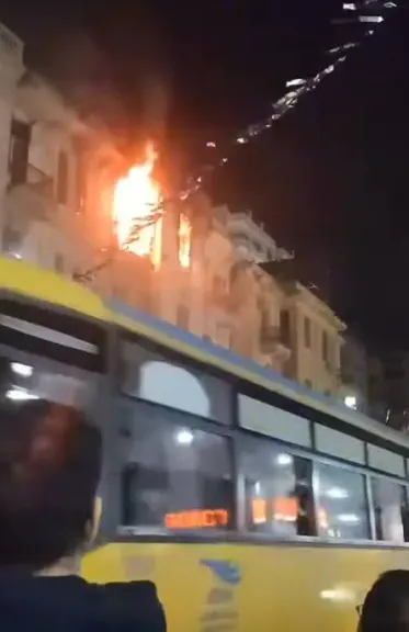 حريق بمنزل في شبرا
