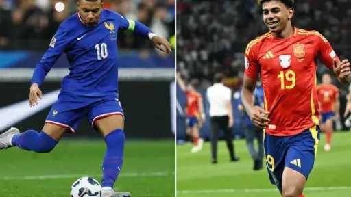 موعد مباراة فرنسا ضد إسبانيا...