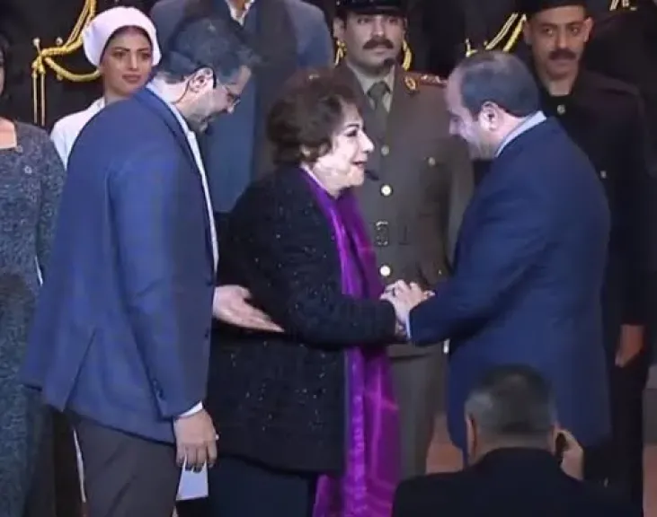 السيسي وسميحة أيوب