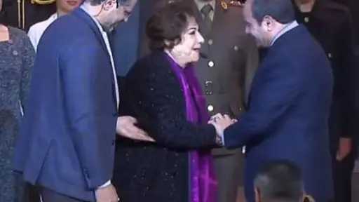 الرئيس السيسي يحقق أمنية سميحة...