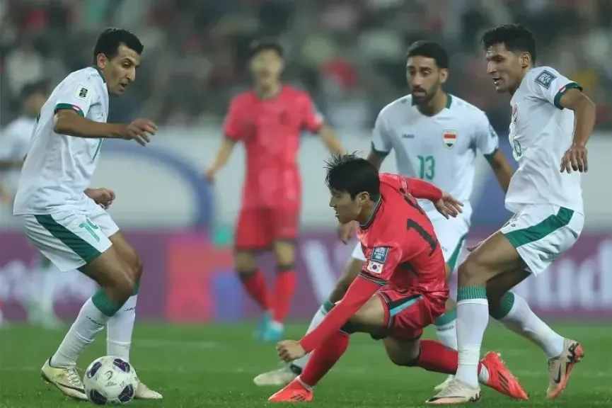 مباراة العراق وكوريا الجنوبية