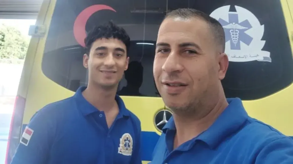 السيد الرفاعي ومحمد قاسم، مسعفان مدينة 6 أكتوبر