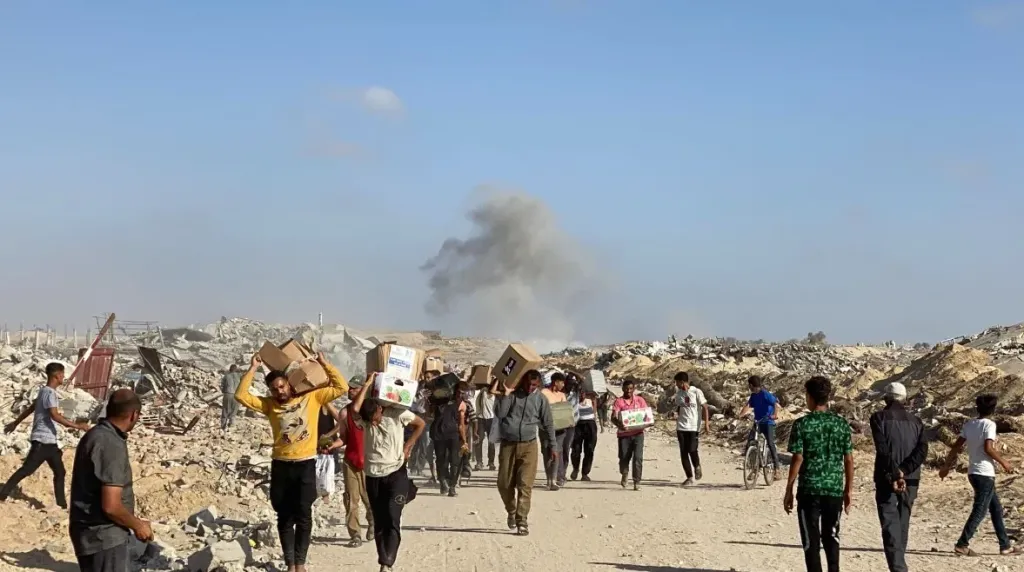 إغلاق مركز مساعدات غزة