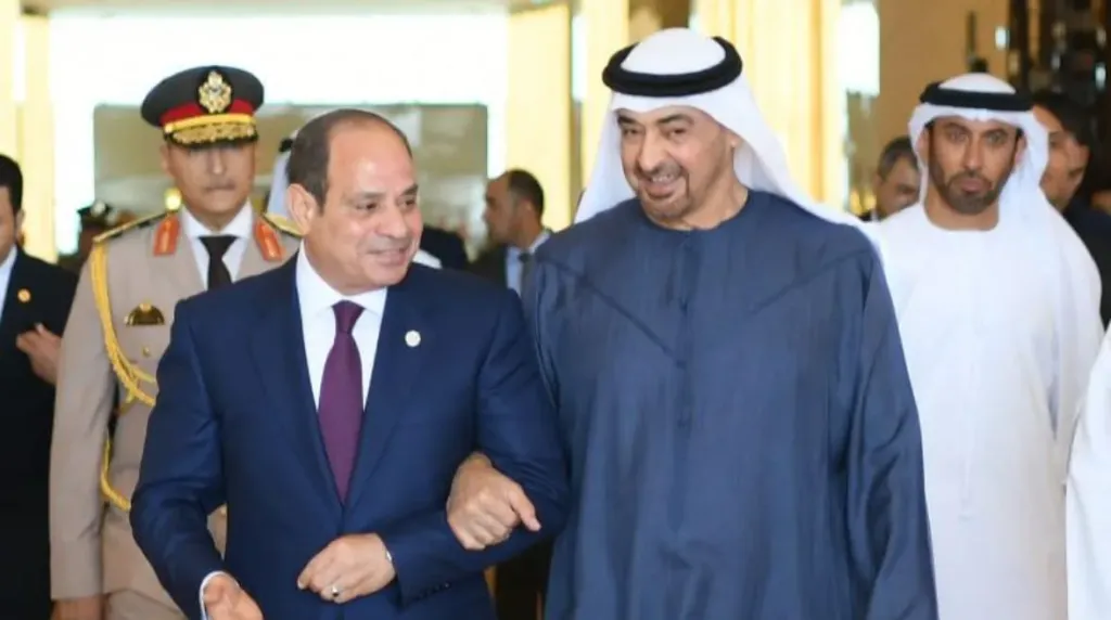 عبد الفتاح السيسي ومحمد بن زايد