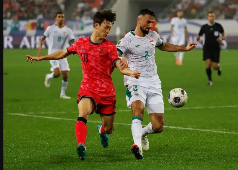 مباراة العراق وكوريا الجنوبية