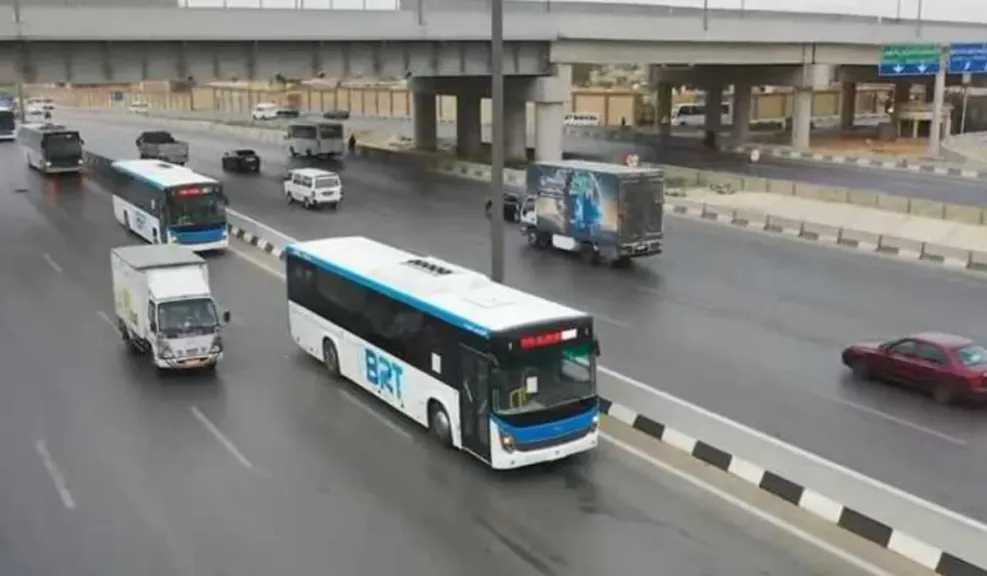 نقلة حضارية على الطريق الدائري: التشغيل التجريبي للأتوبيس الترددي السريع