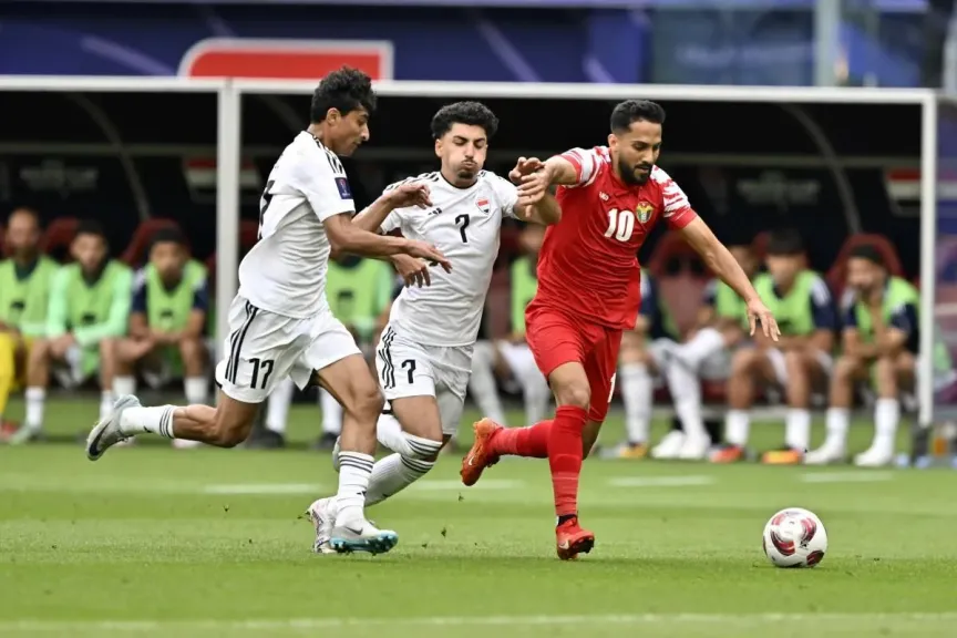 مباراة العراق والأردن
