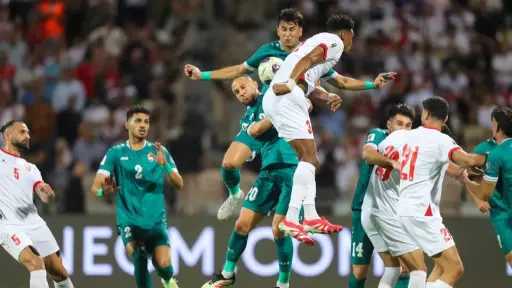 نتيجة مباراة العراق والأردن اليوم.....