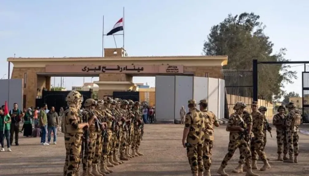 معبر رفح البري من الجانب المصري