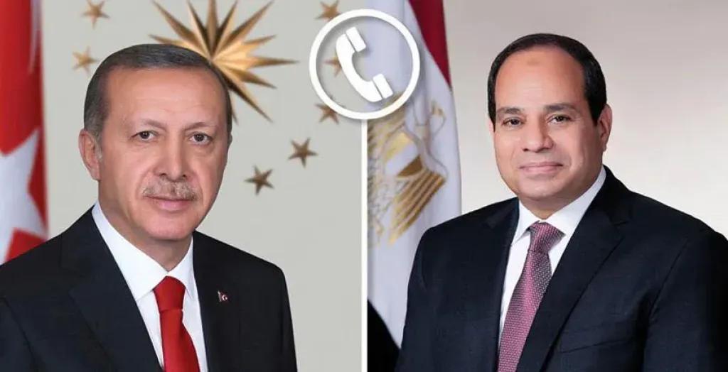 اتصال لرئيس عبد الفتاح السيسي مع نظيره التركي رجب طيب أردوغان