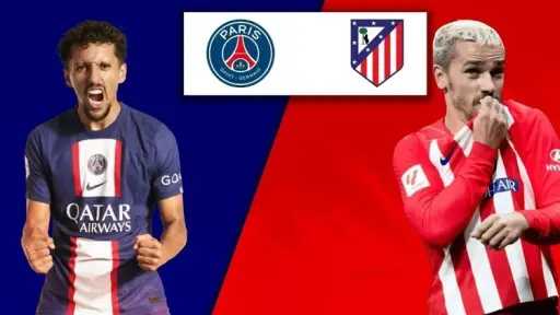 قمة النار بين باريس وأتلتيكو.....