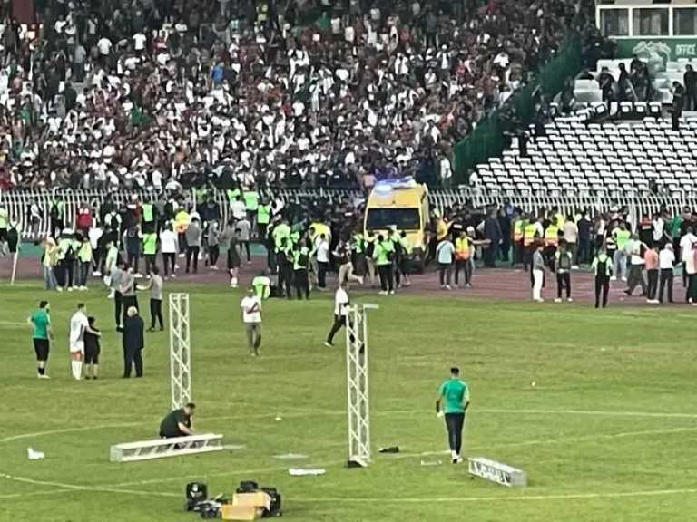 شاهد بالصور - إلغاء مراسم تتويج المولودية بلقب الدوري الجزائري لهذا السبب!