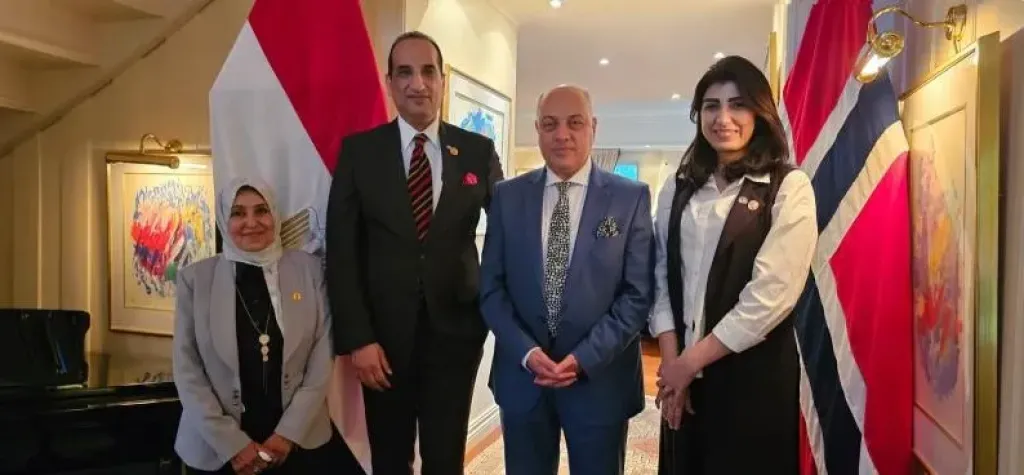 السفير المصري بالنرويج يستقبل وفد اتحادي الإعلاميين العرب والمبدعين العرب المشاركين بمنتدى الأمم المتحدة لحوكمة الإنترنت