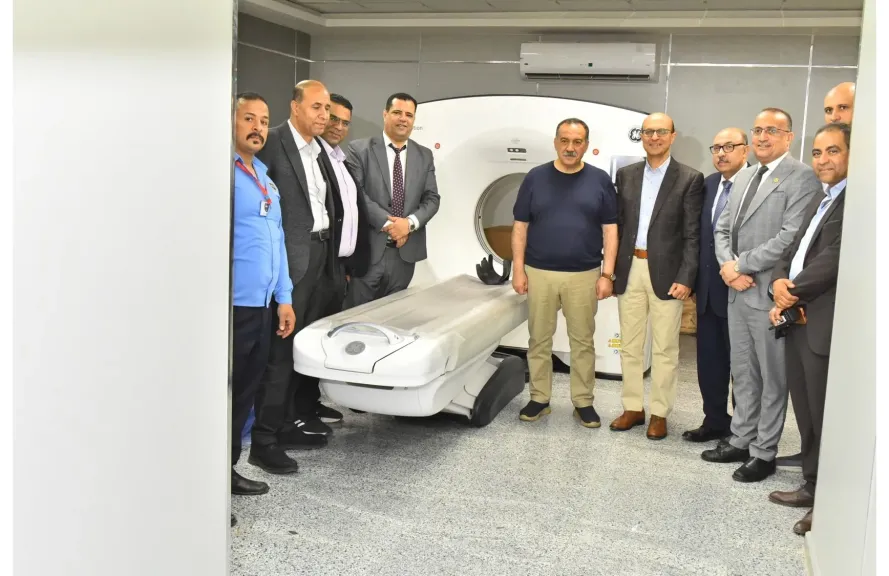 محافظ أسيوط في مستشفى منفلوط