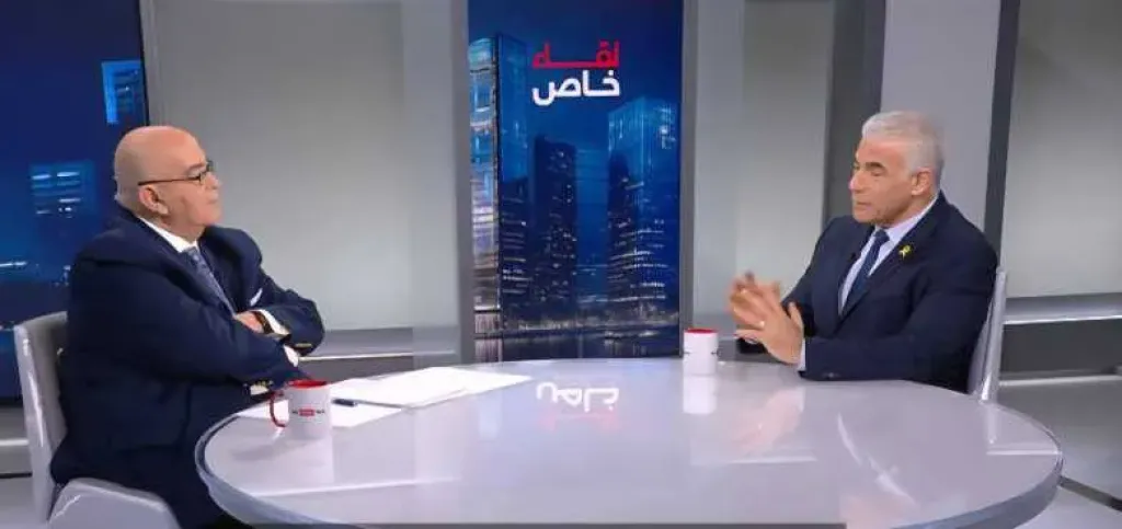 عماد أديب ويائير لابيد