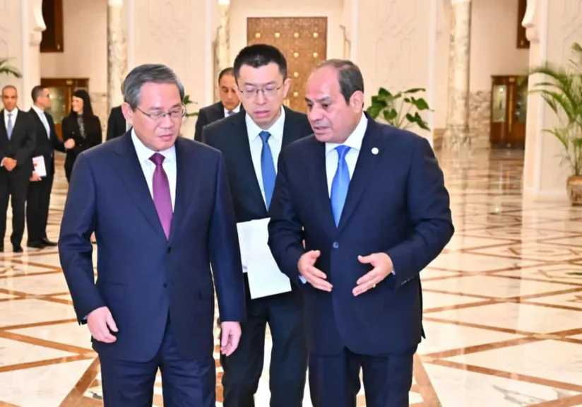 تفاصيل لقاء الرئيس السيسي مع رئيس مجلس الدولة الصيني اليوم الخميس 10 يوليو 2025