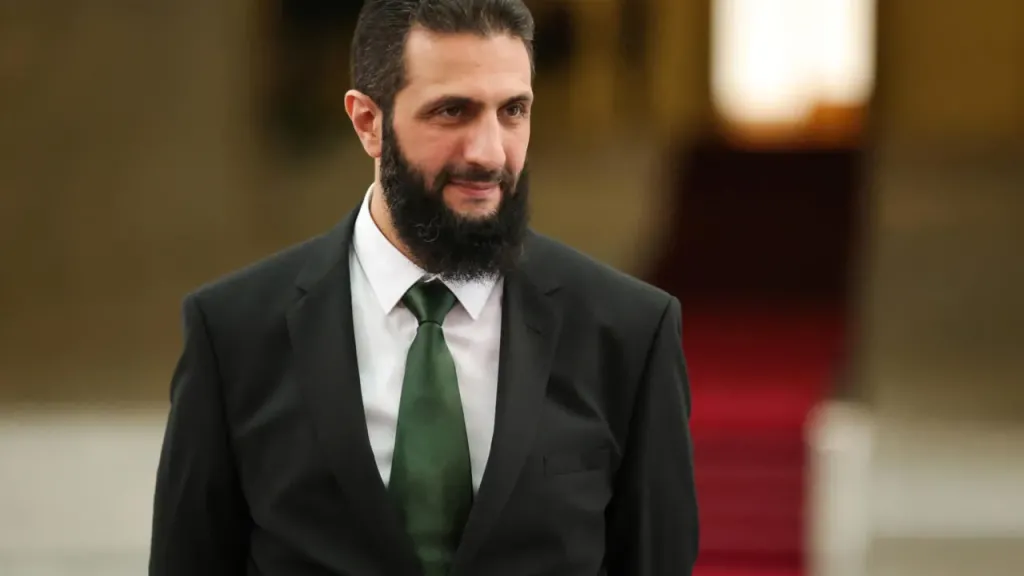 الرئيس السوري أحمد الشرع