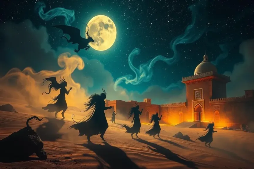 تفسير حلم رؤية الجن والخوف منهم في المنام للرجل وقراءة القرآن لابن سيرين