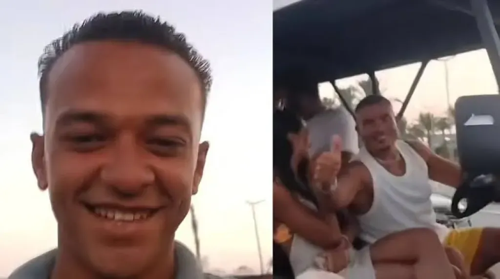 جبر الخواطر.. عمرو دياب يشارك عامل دليفري مقطع فيديو