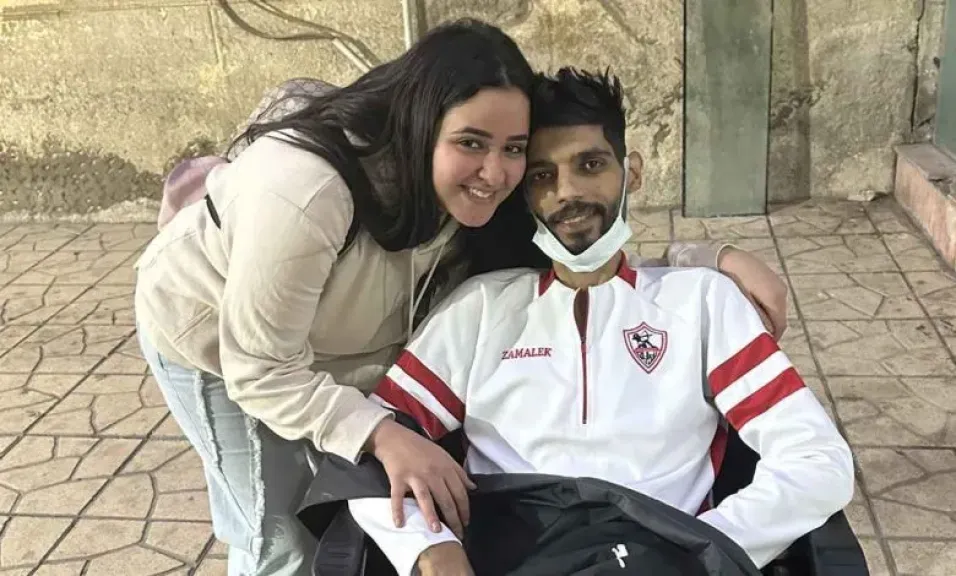 إبراهيم شيكا وزوجته