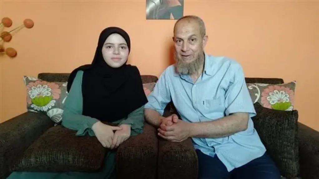 سمية الكتامي ووالدها