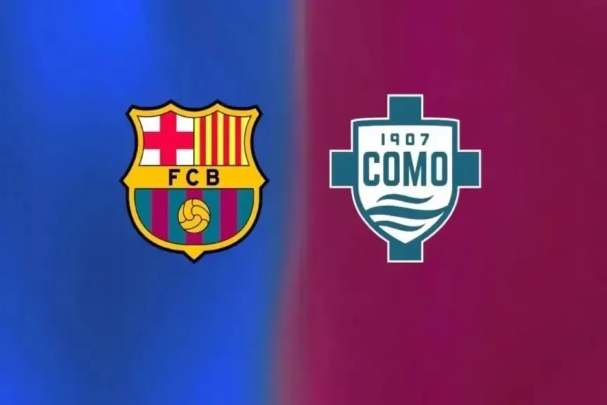 مباراة برشلونة وكومو