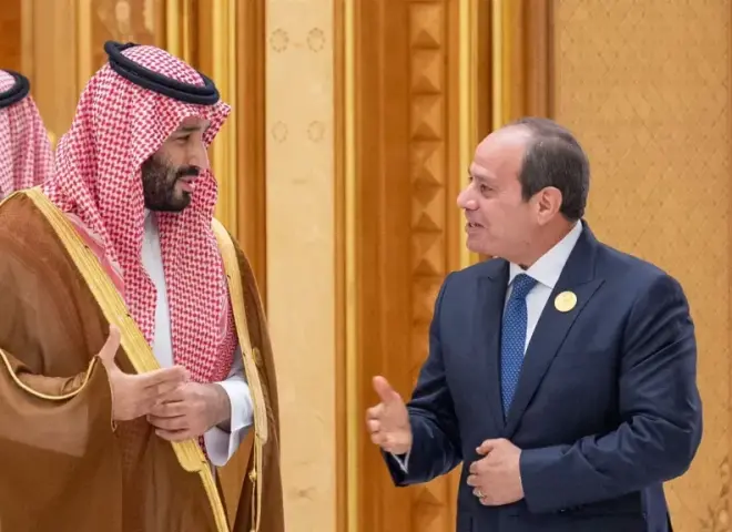 الرئيس السيسي في زيارة رسمية للسعودية استجابة لدعوة ولي العهد