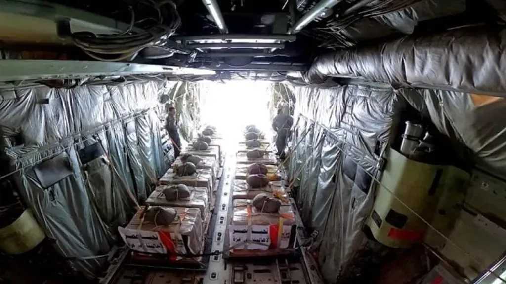 لبدء التهجير.. إسرائيل تعلن إيقاف عمليات إنزال المواد الغذائية على قطاع غزة