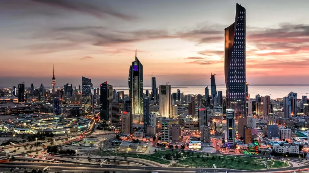 درجات الحرارة في الكويت