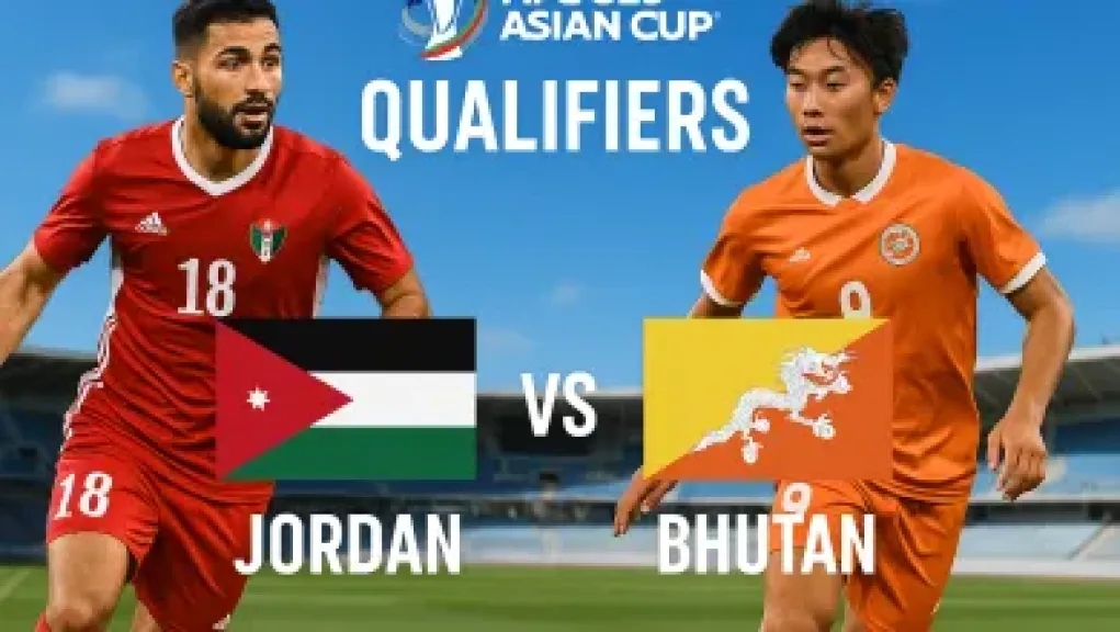 كيفية مشاهدة مباراة الأردن ضد بوتان في تصفيات كأس آسيا تحت 23 سنة