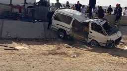 انقلاب ميكروباص على الطريق السياحي...